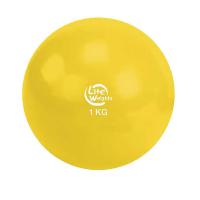 Медбол 1 кг Lite Weights 1701LW, желтый